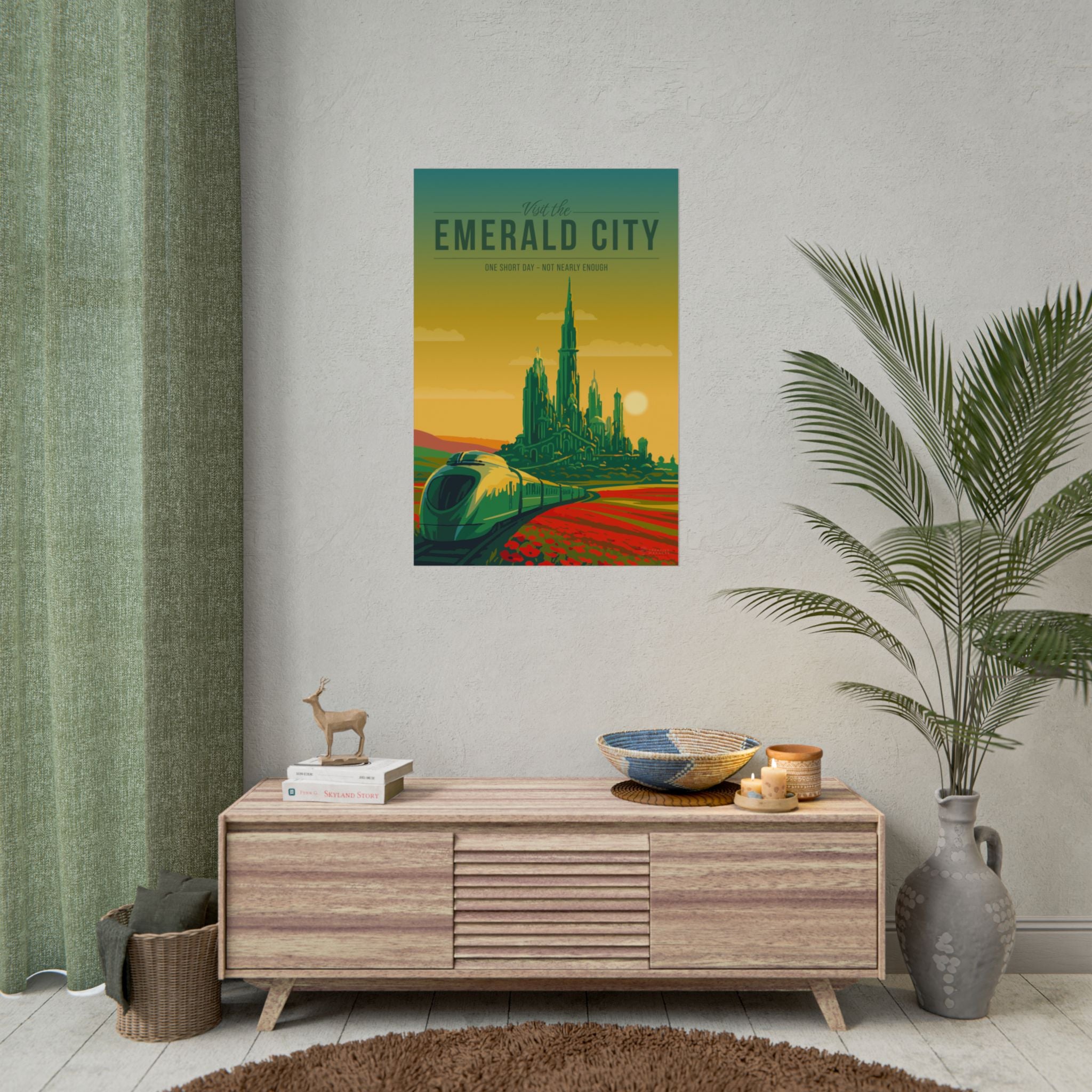 Emerald City Travel Poster