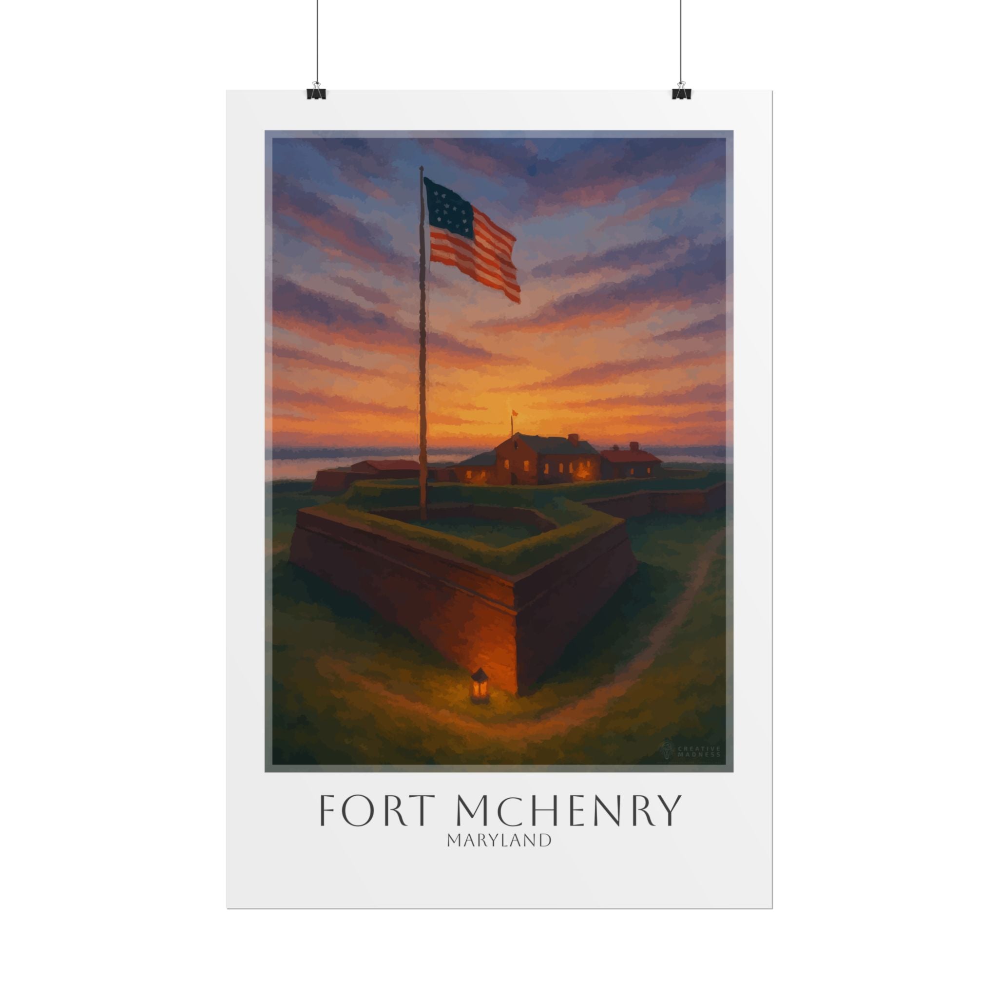 Fort Mchenry Travel Poster