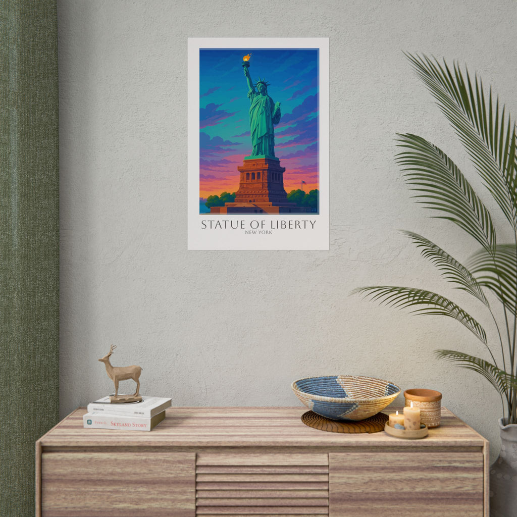 Statue Of Liberty Travel Poster