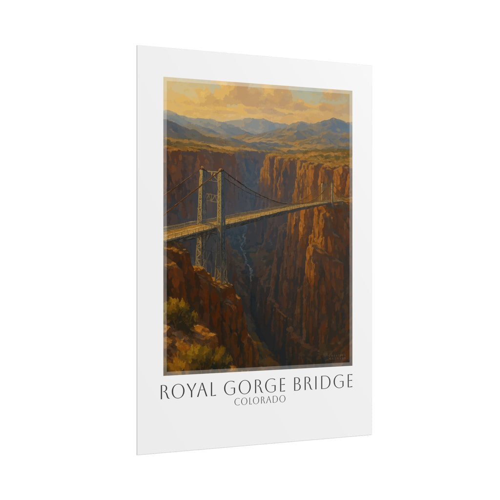 Royal Gorge Bridge Travel Poster
