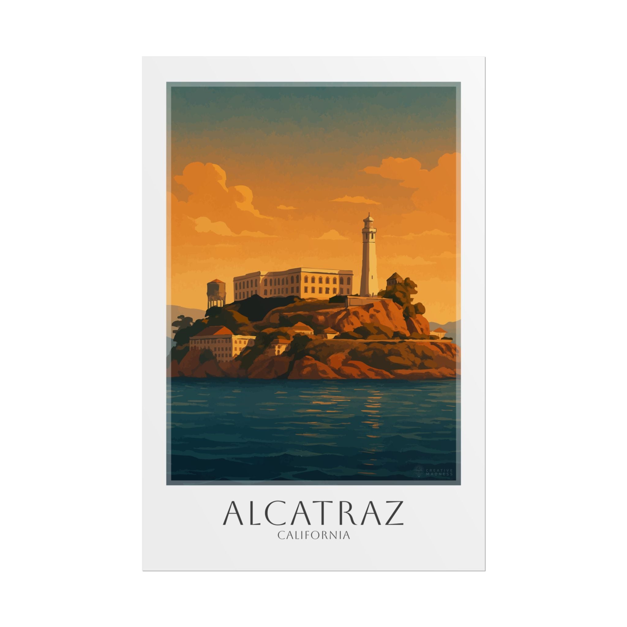 Alcatraz Travel Poster