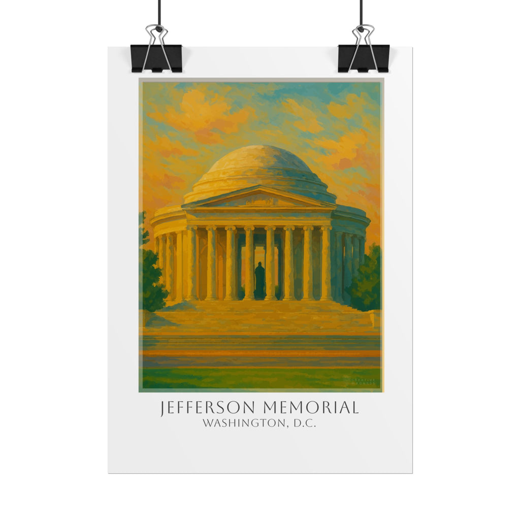 Jefferson Memorial Travel Poster