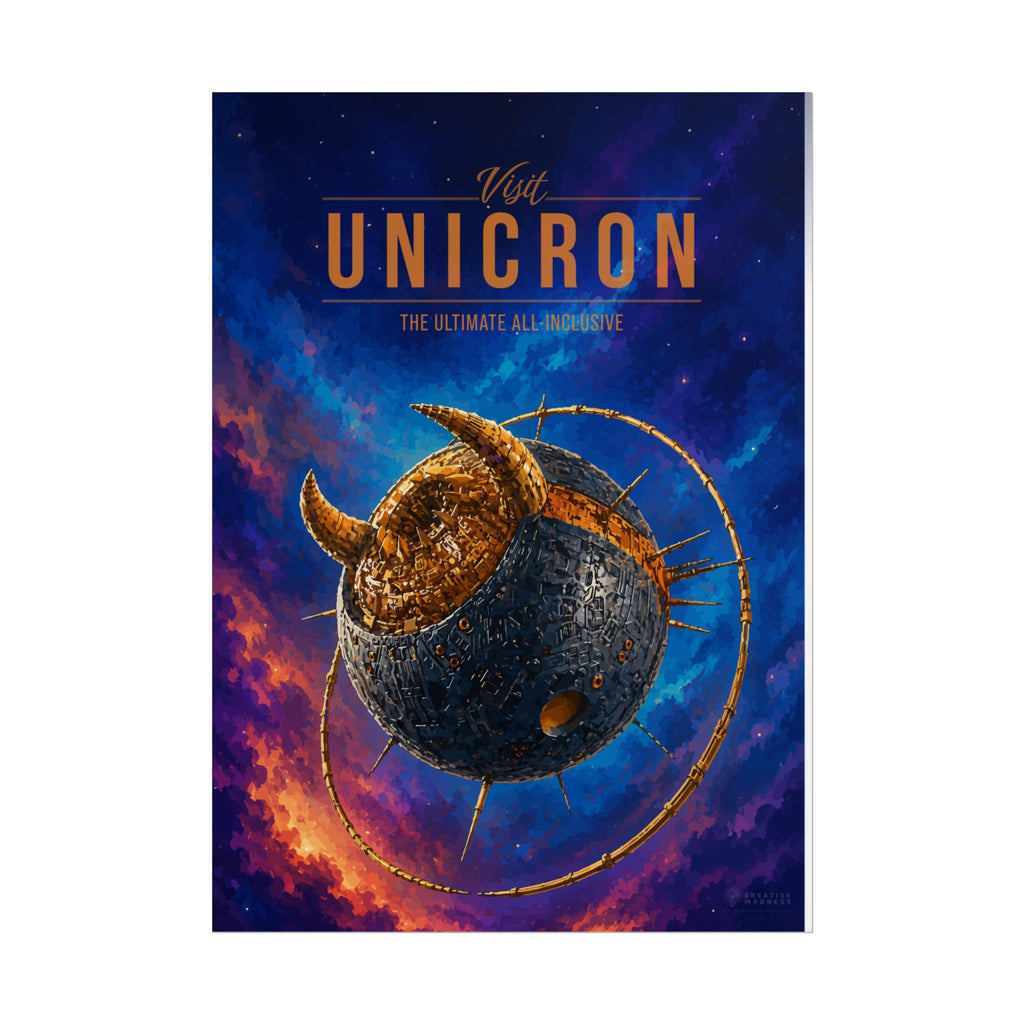 Unicron Travel Poster