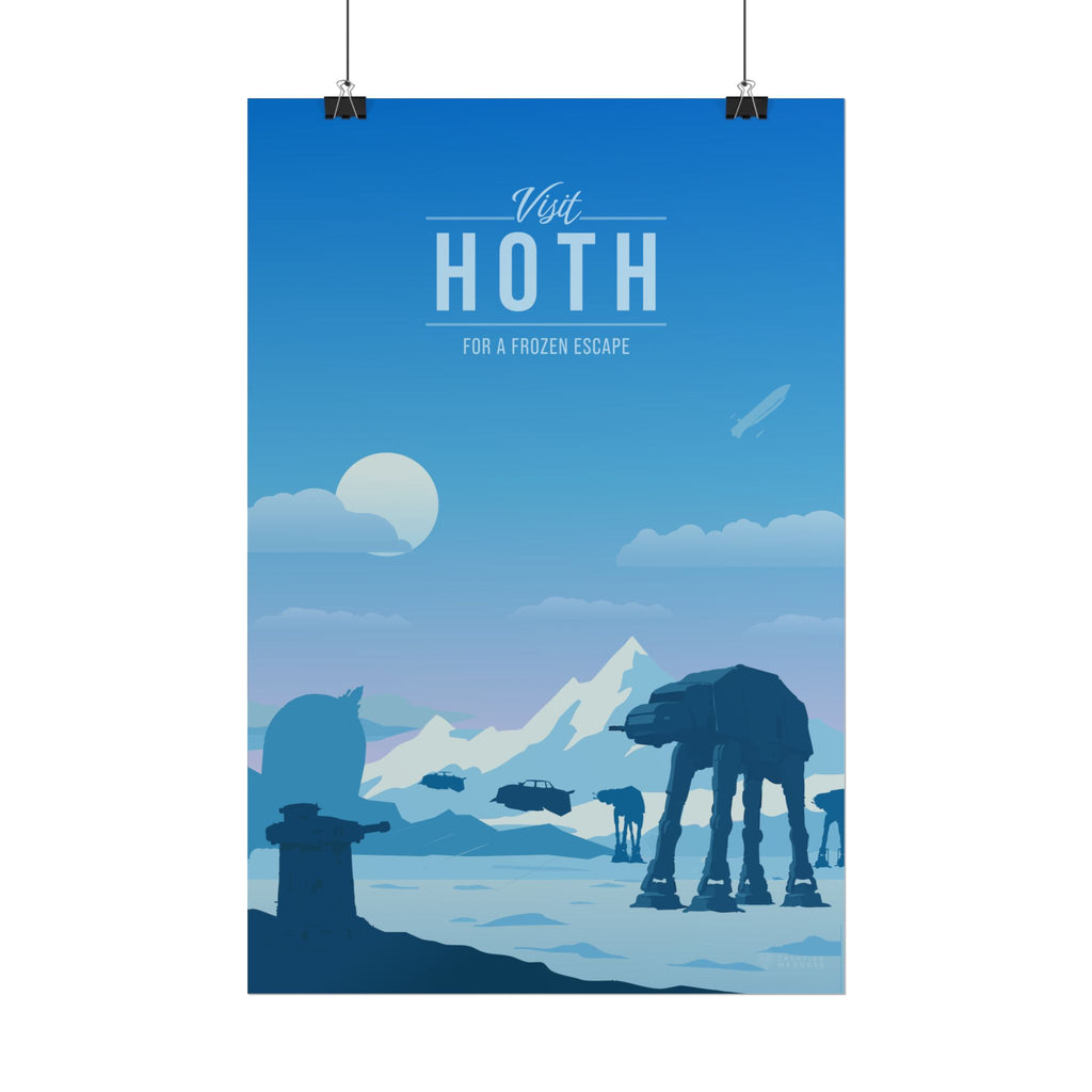 Hoth Travel Poster