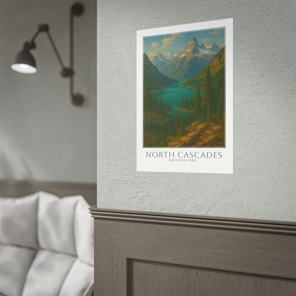 NORTH CASCADES * Travel Poster * National Park Wall Art