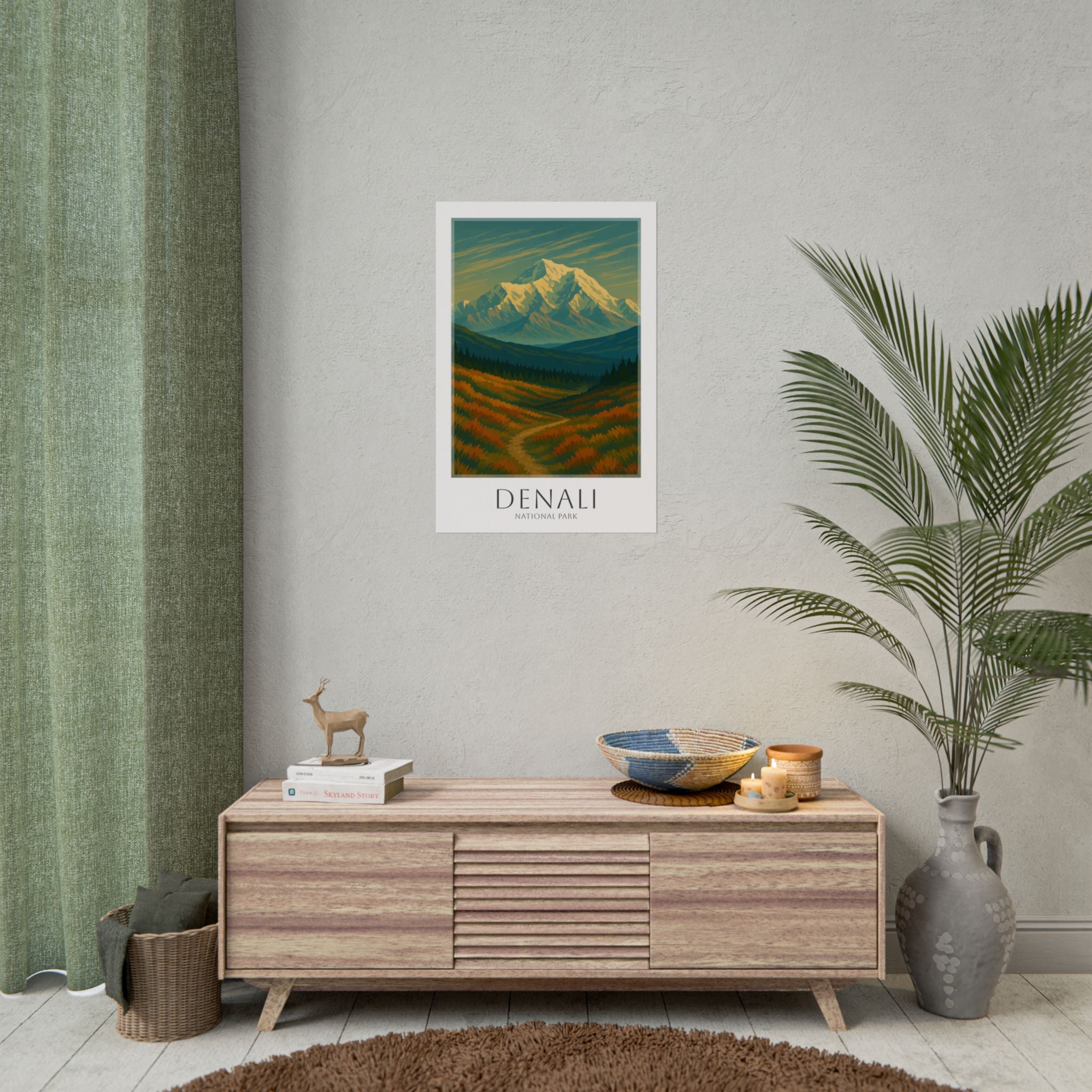 DENALI * Travel Poster * National Park Wall Art