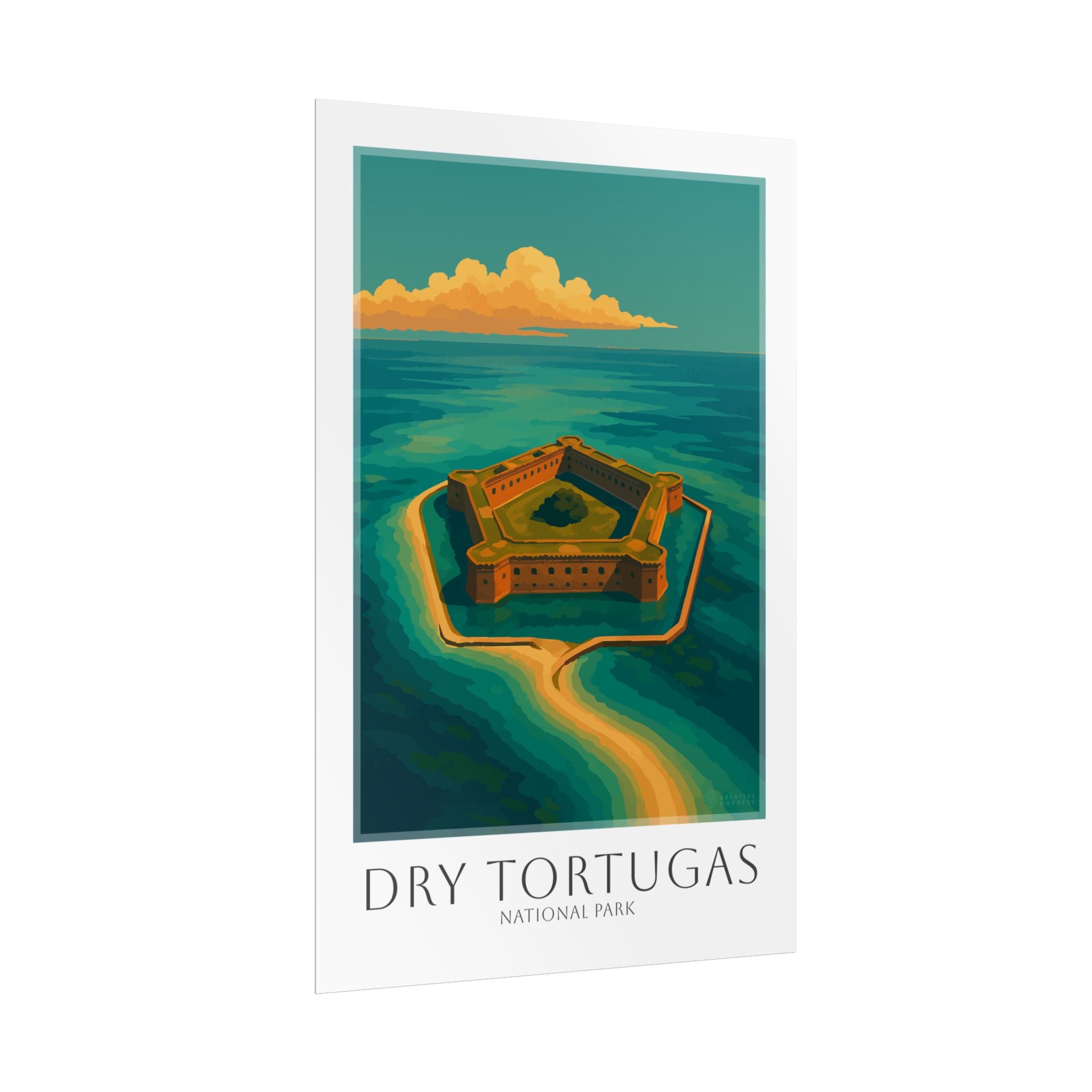 DRY TORTUGAS * Travel Poster * National Park Wall Art