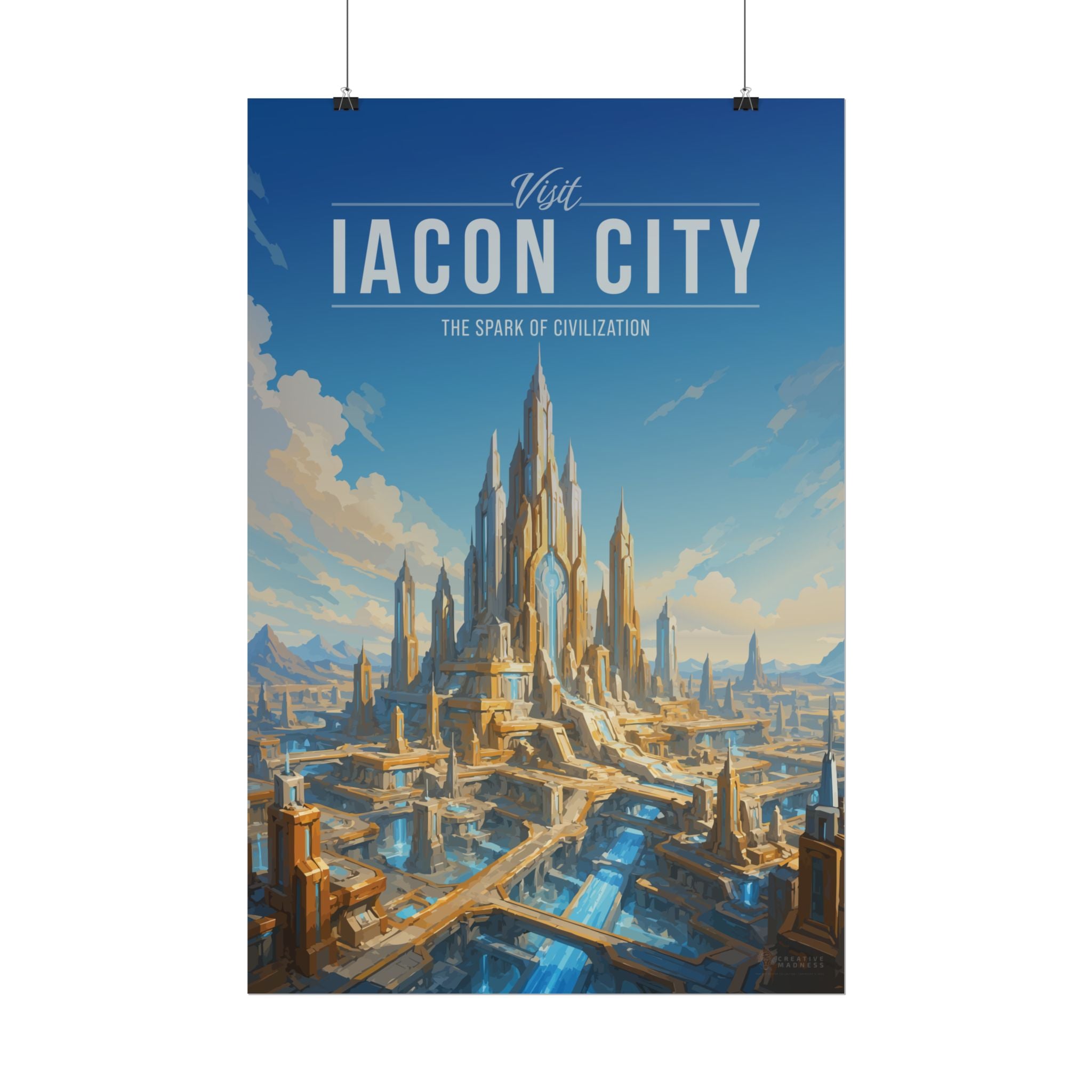 Iacon City Travel Poster