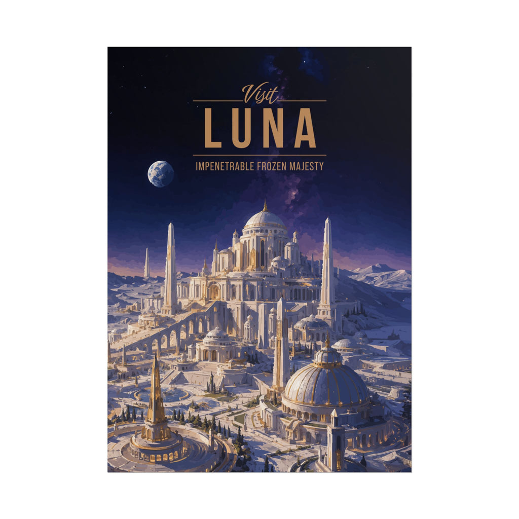 Luna Travel Poster