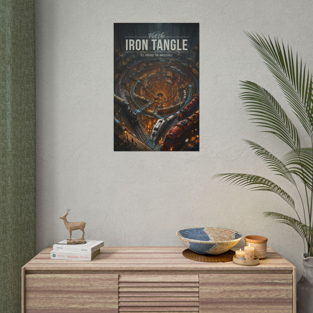Iron Tangle Travel Poster