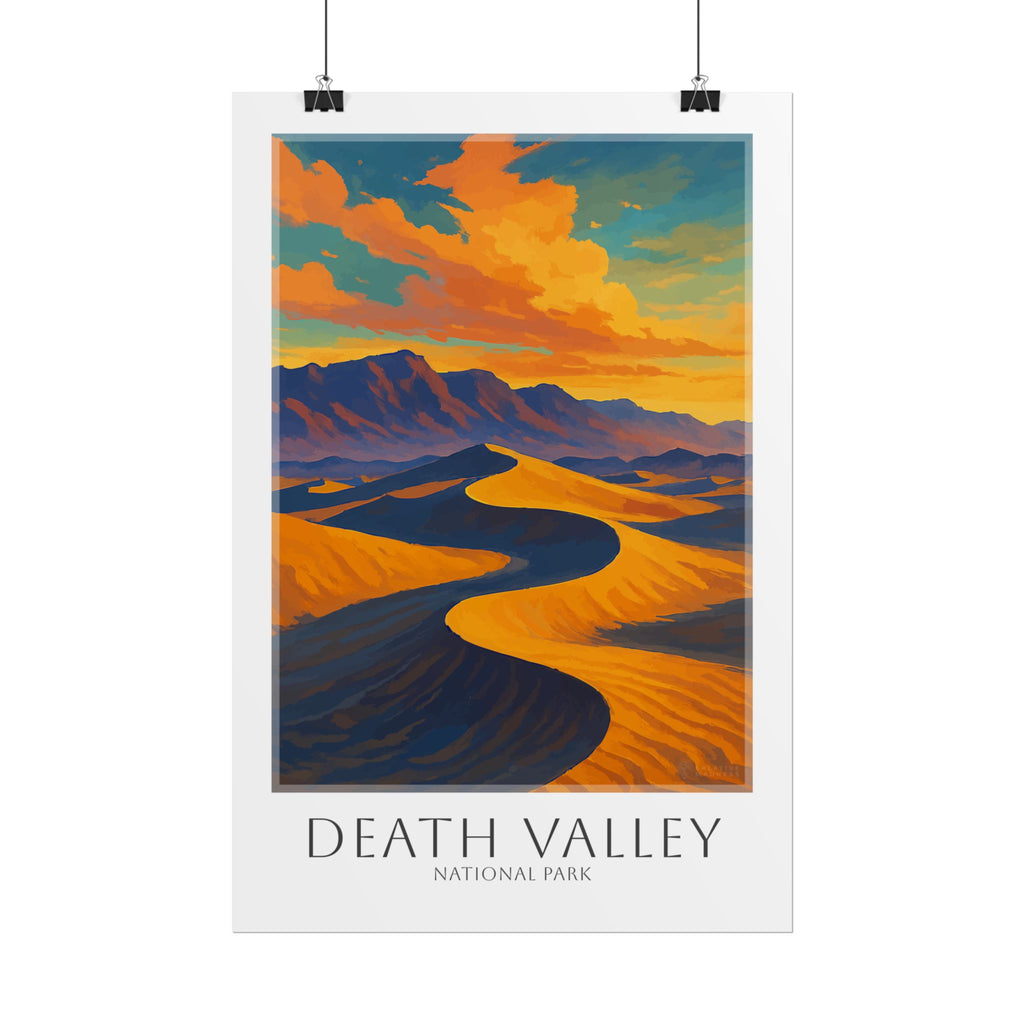 DEATH VALLEY * Travel Poster * National Park Wall Art