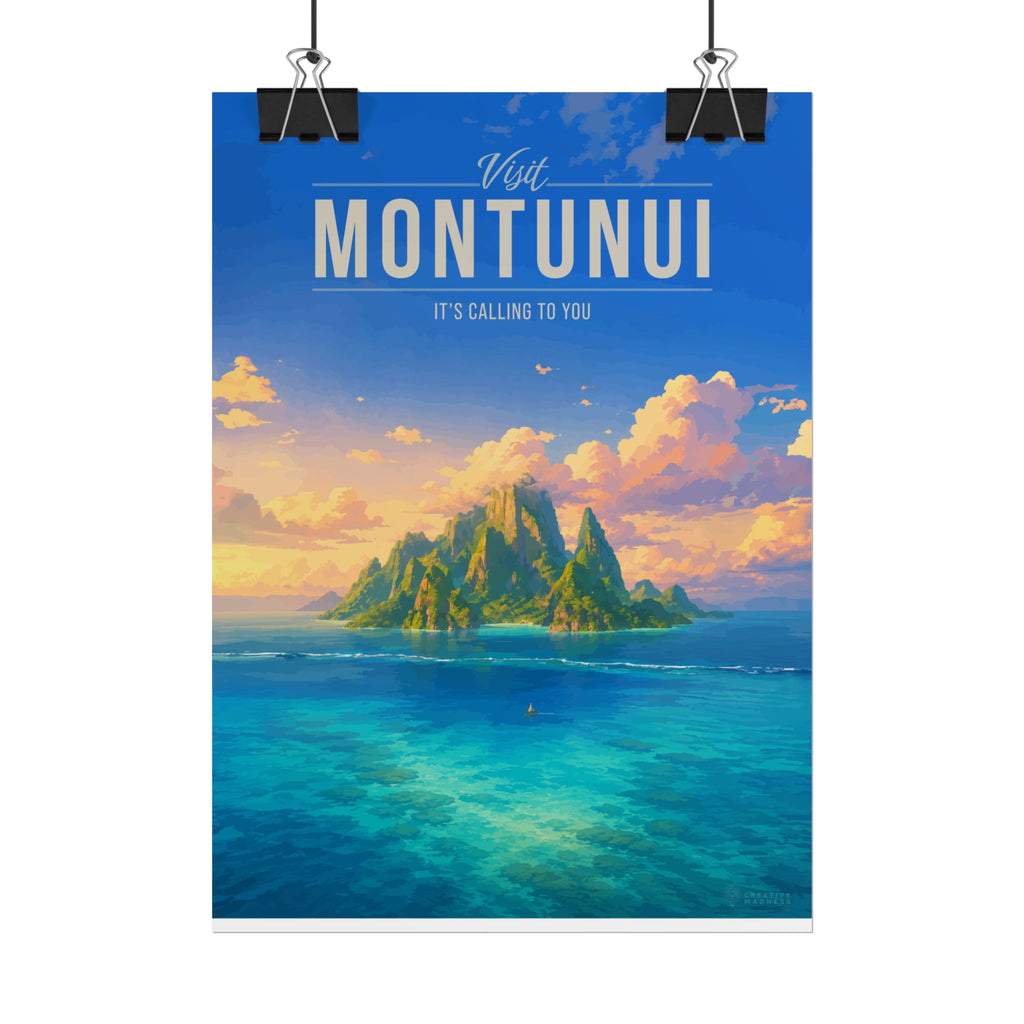 Montunui Travel Poster