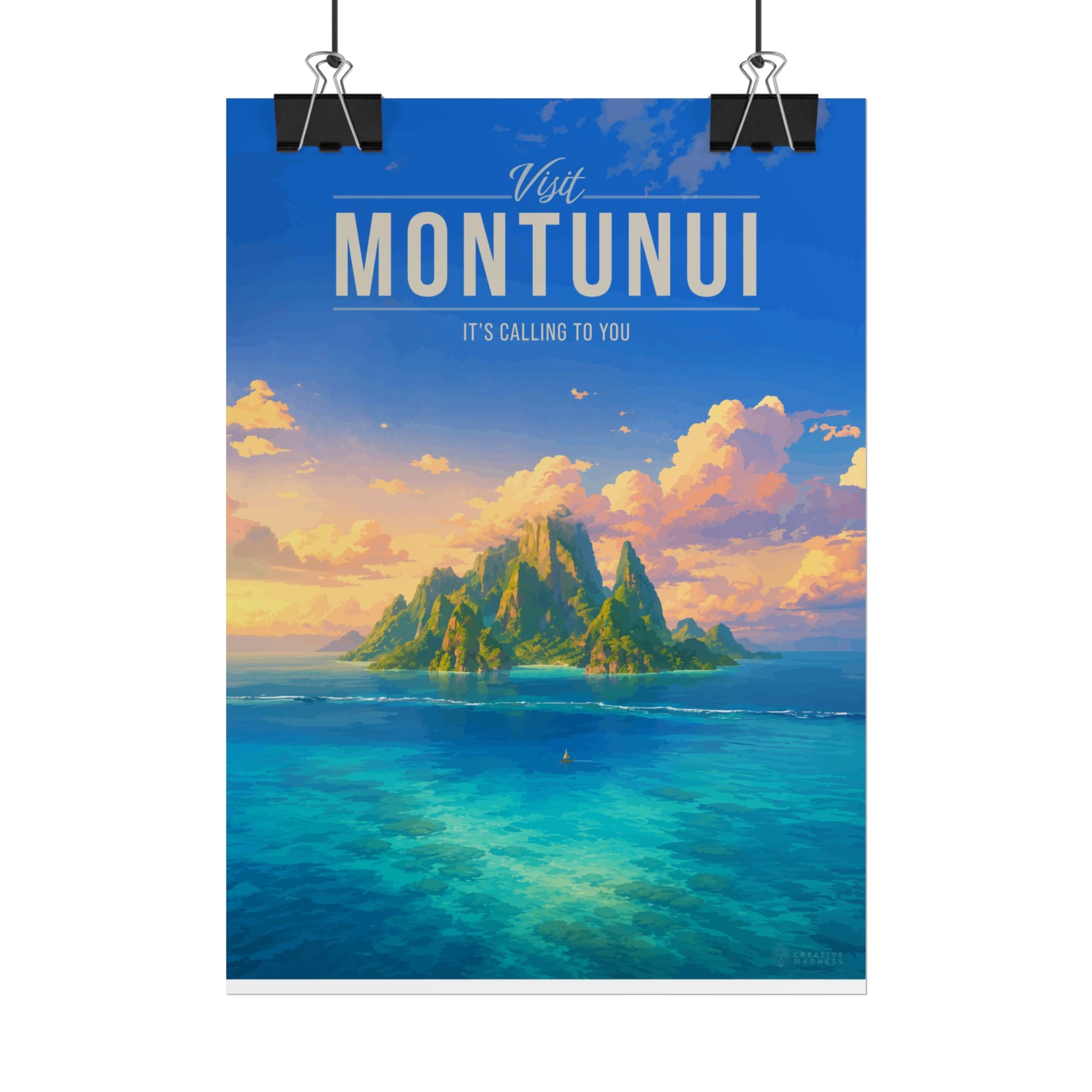 Montunui Travel Poster