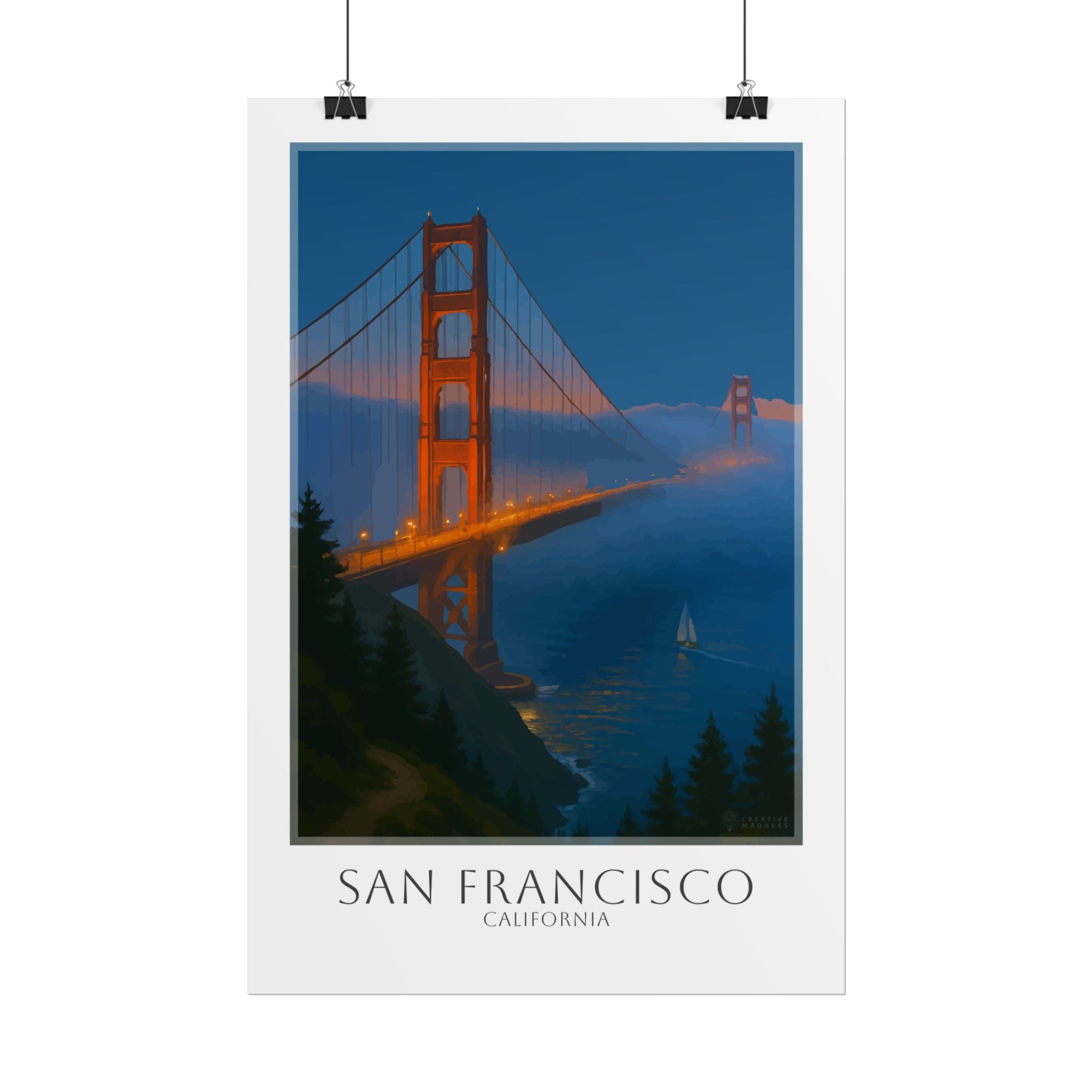 San Francisco Travel Poster