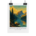 Rocky Mountains Travel Poster