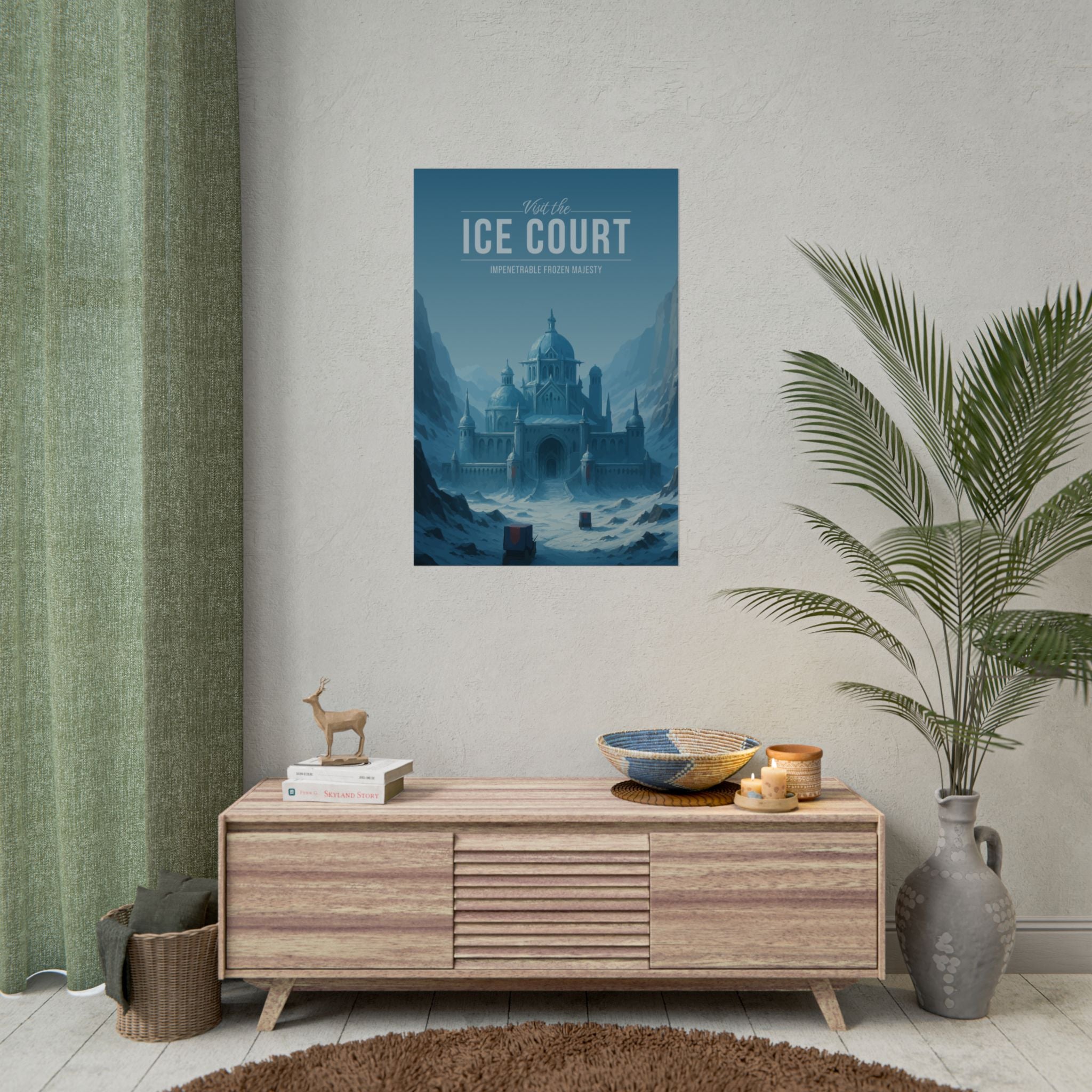 Ice Court Travel Poster