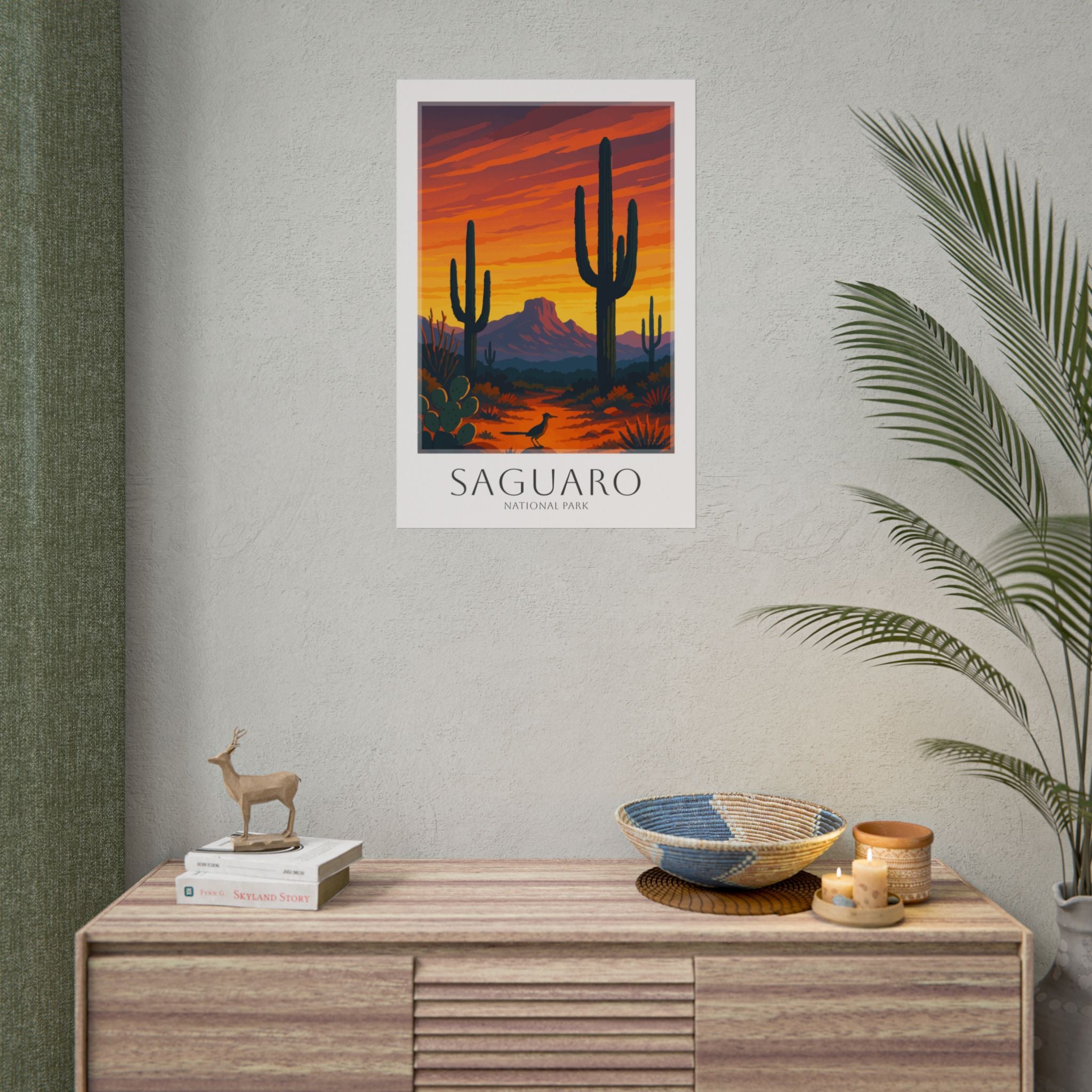 SAGUARO * Travel Poster * National Park Wall Art