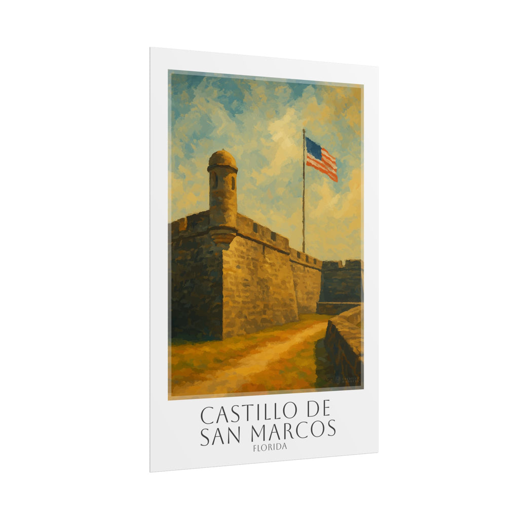 Castillo De San Marcos Travel Poster