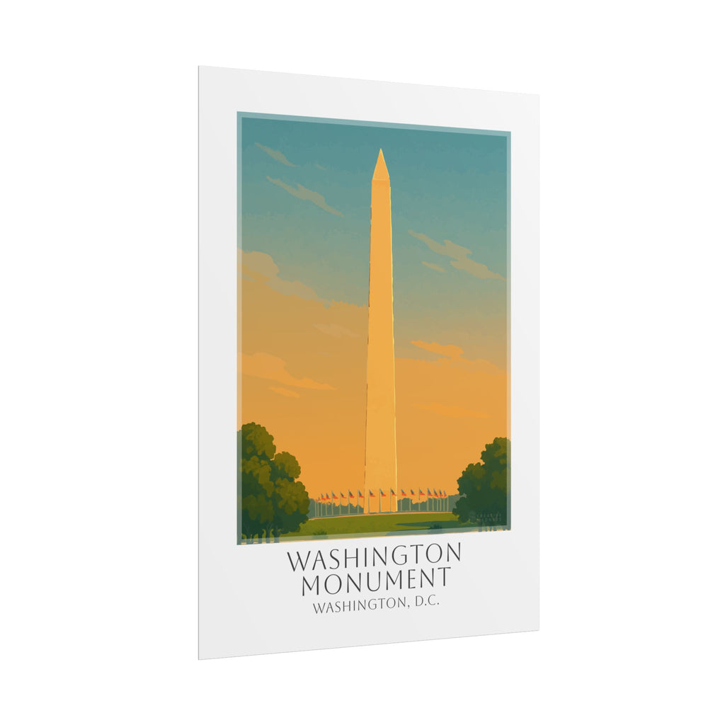Washington Monument Travel Poster