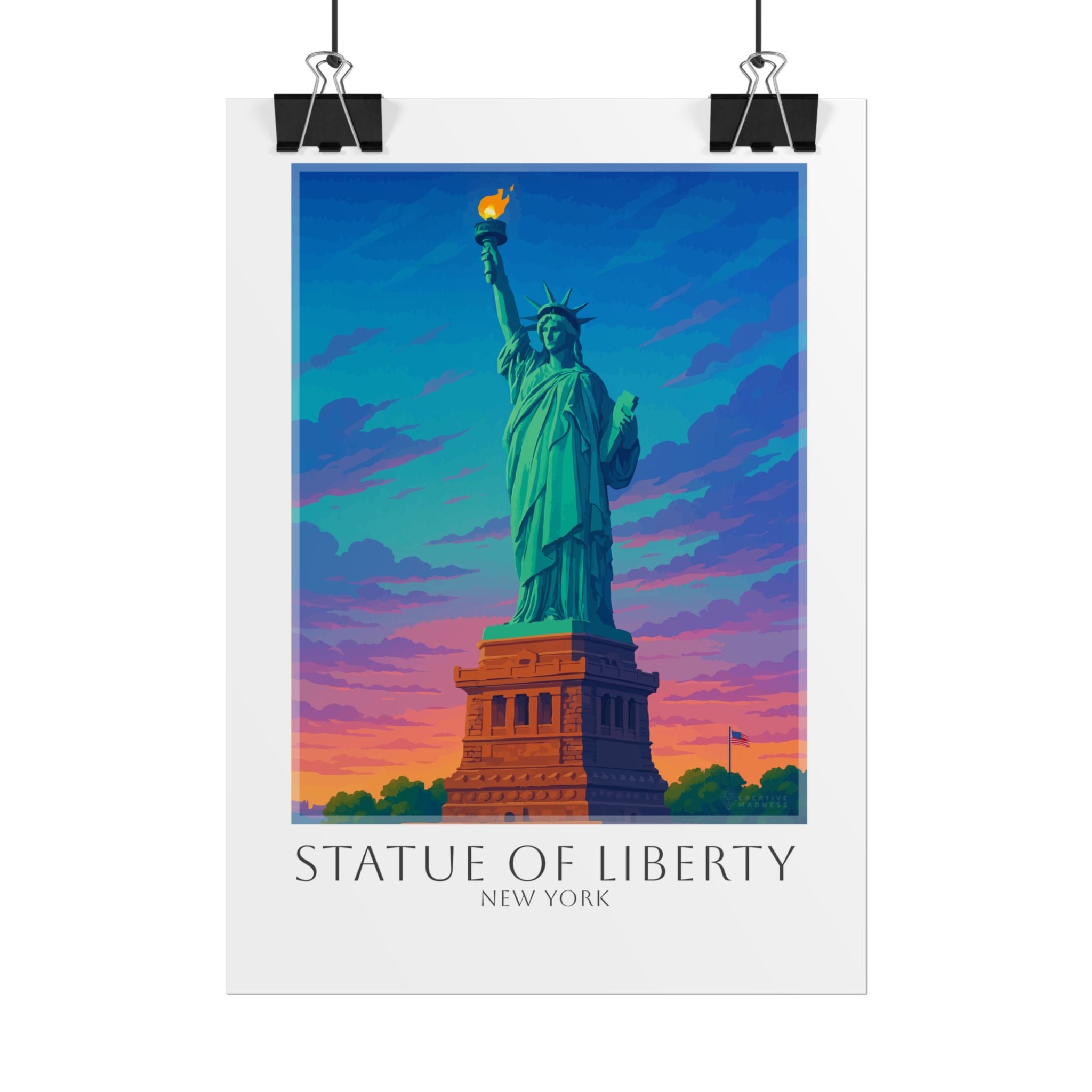 Statue Of Liberty Travel Poster