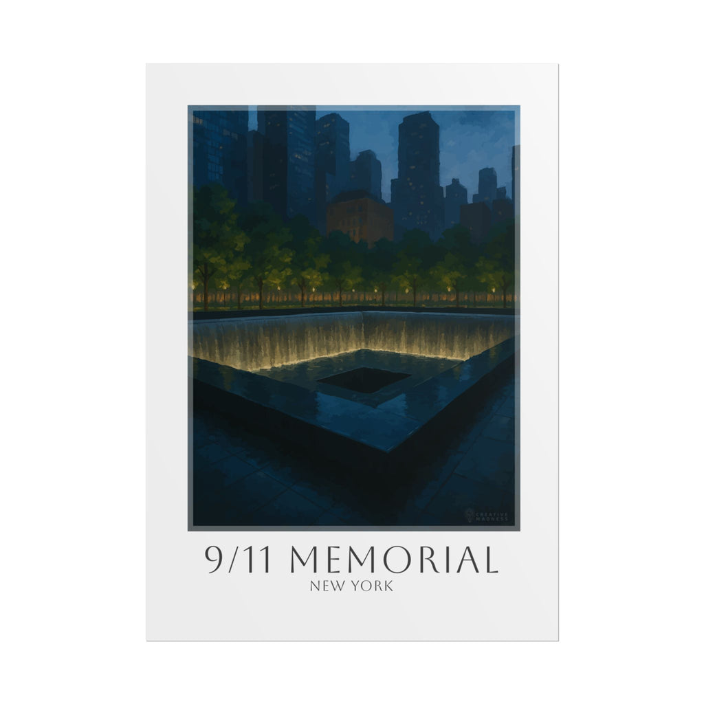 9-11 Memorial Travel Poster