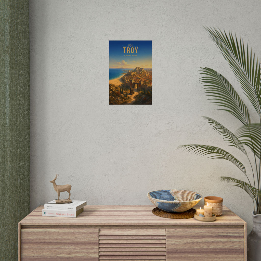 Troy Travel Poster