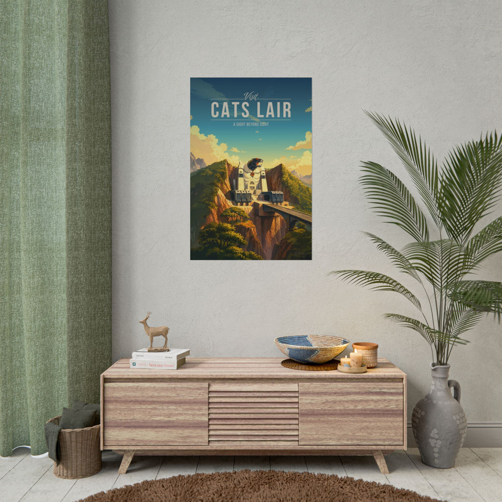 Cat'S Lair Travel Poster