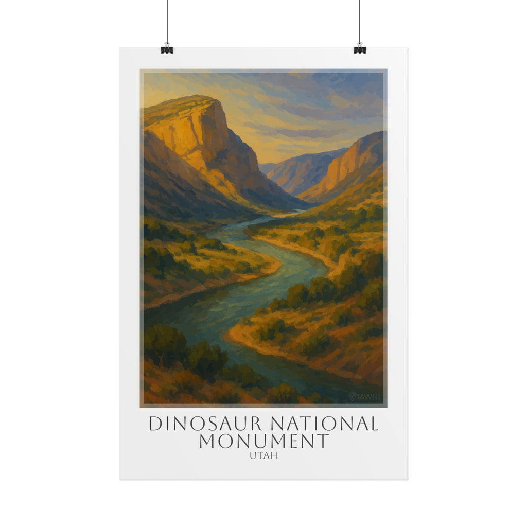 Dinosaur Travel Poster