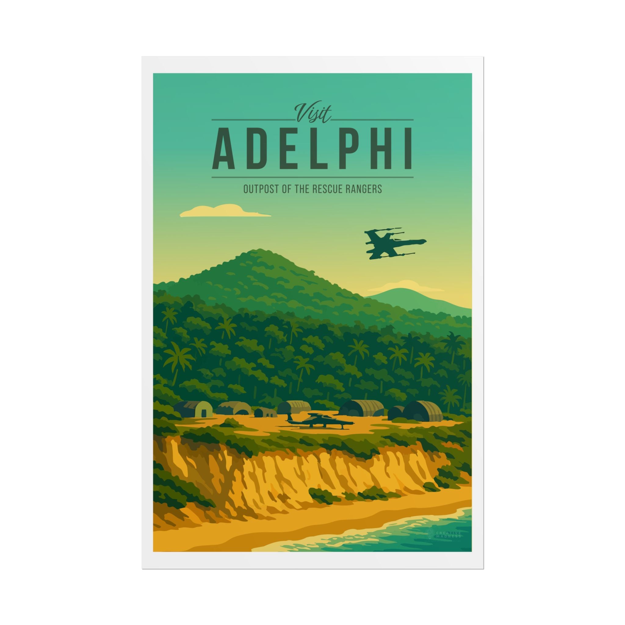 Adelphi Travel Poster