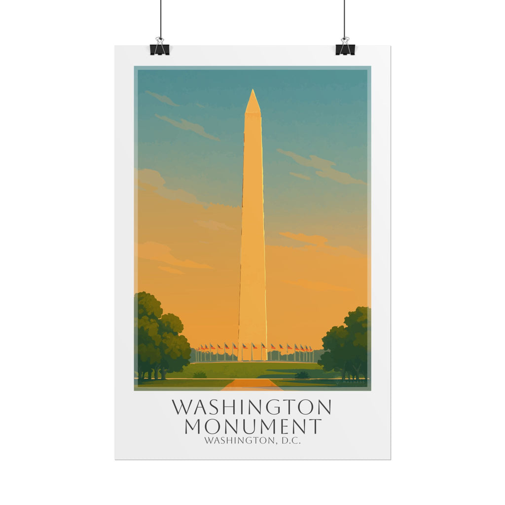 Washington Monument Travel Poster