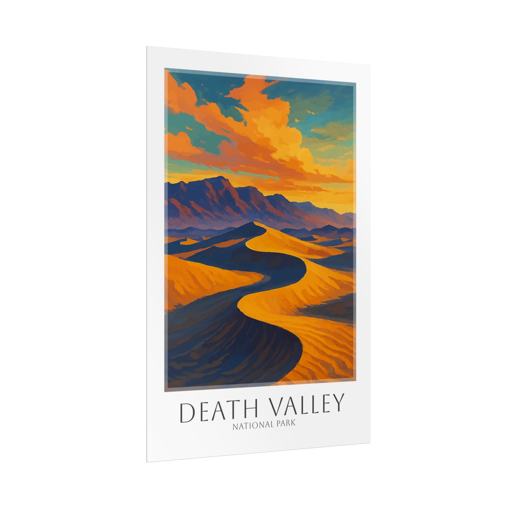 DEATH VALLEY * Travel Poster * National Park Wall Art