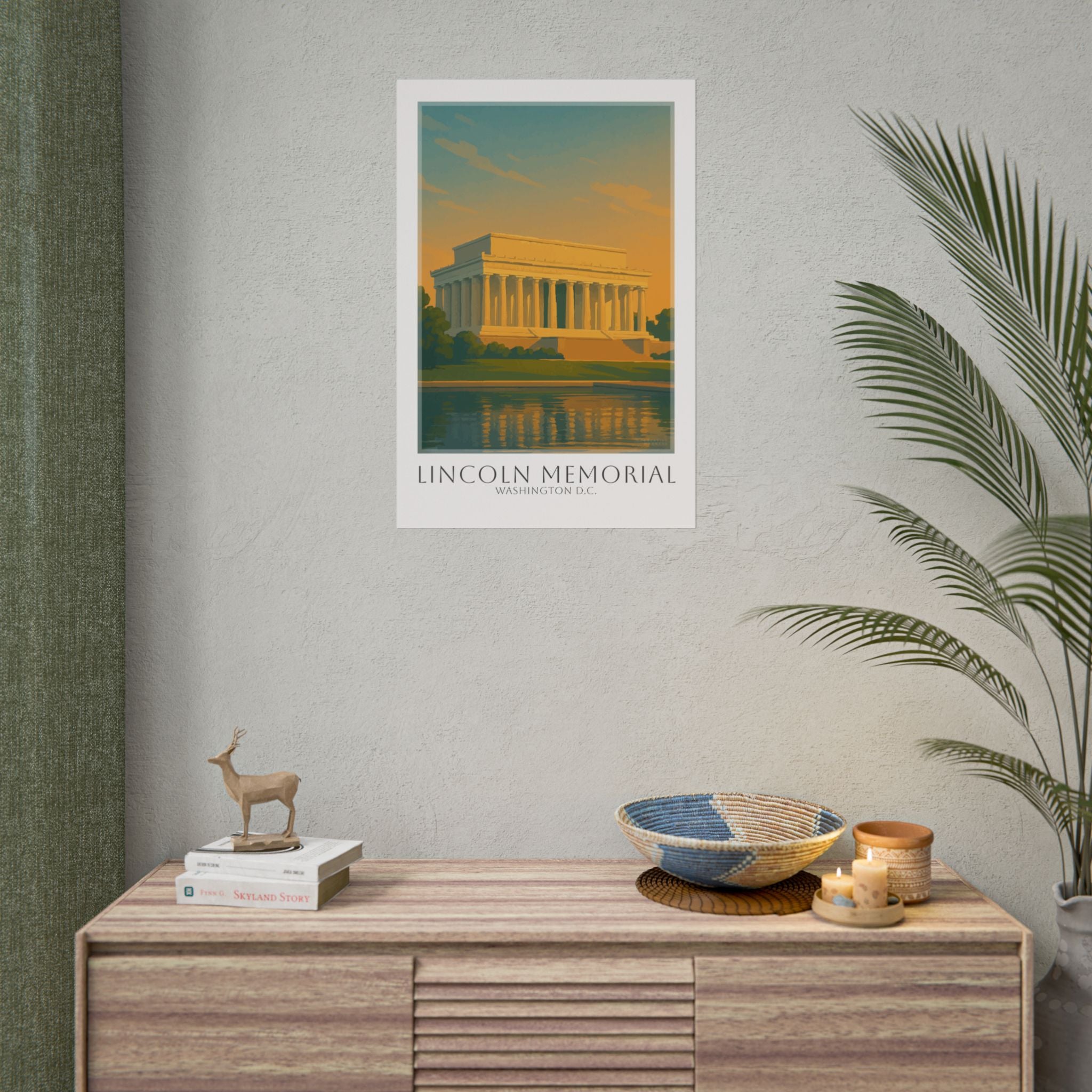 Lincoln Memorial Travel Poster