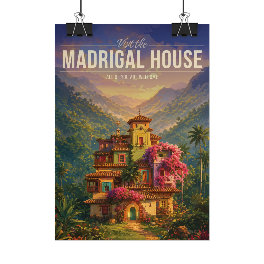 Madrigal House Travel Poster