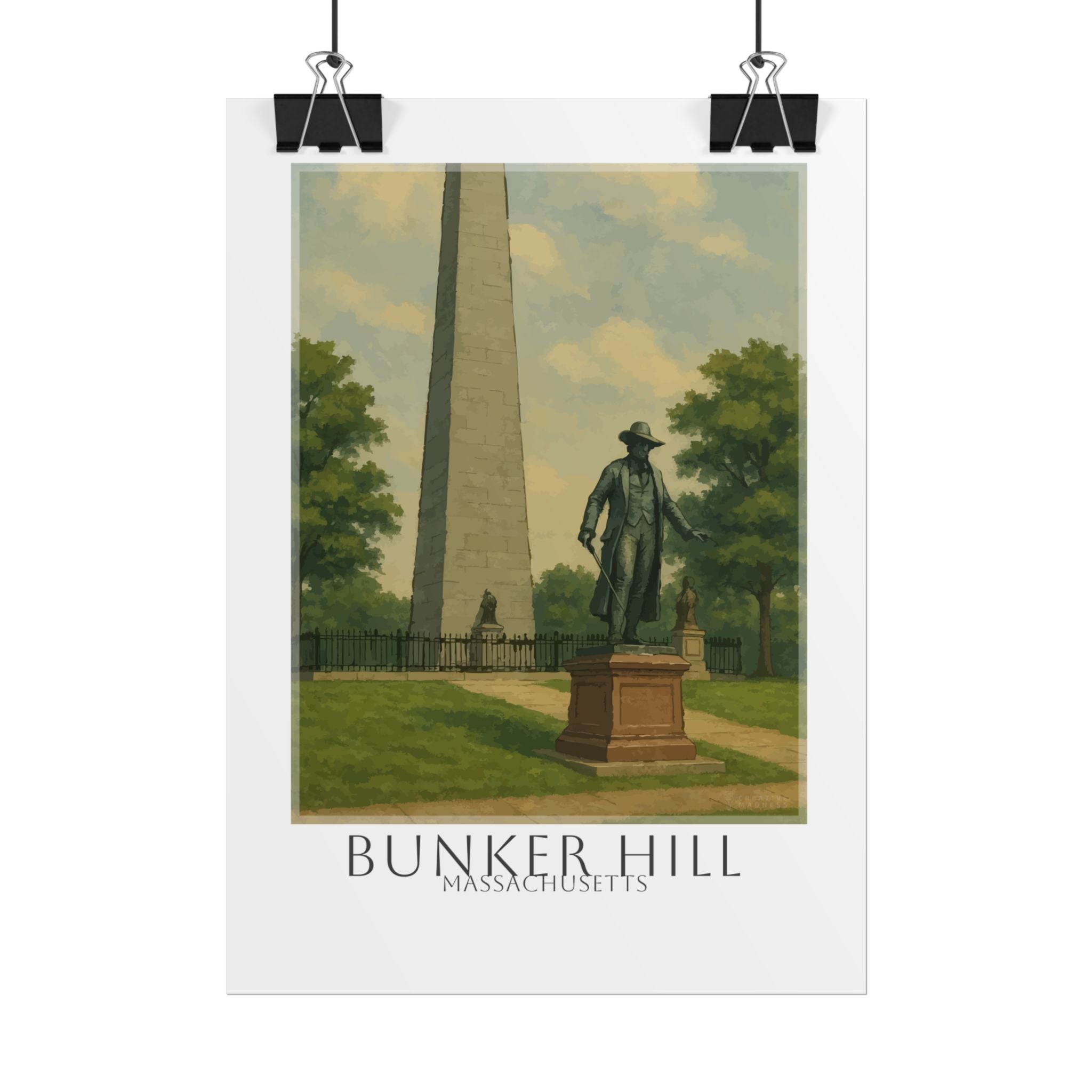 Bunker Hill Travel Poster