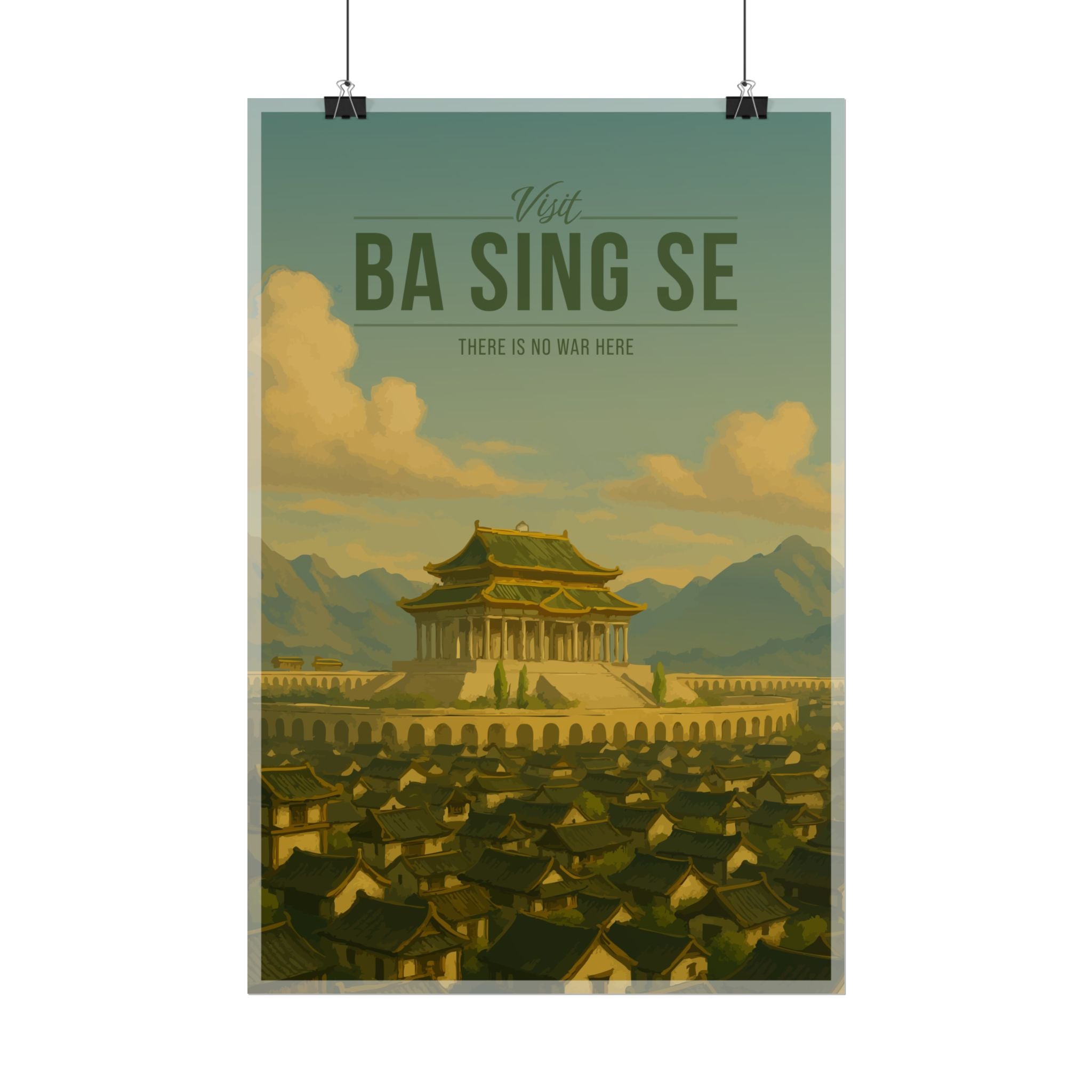Ba Sing Se Travel Poster