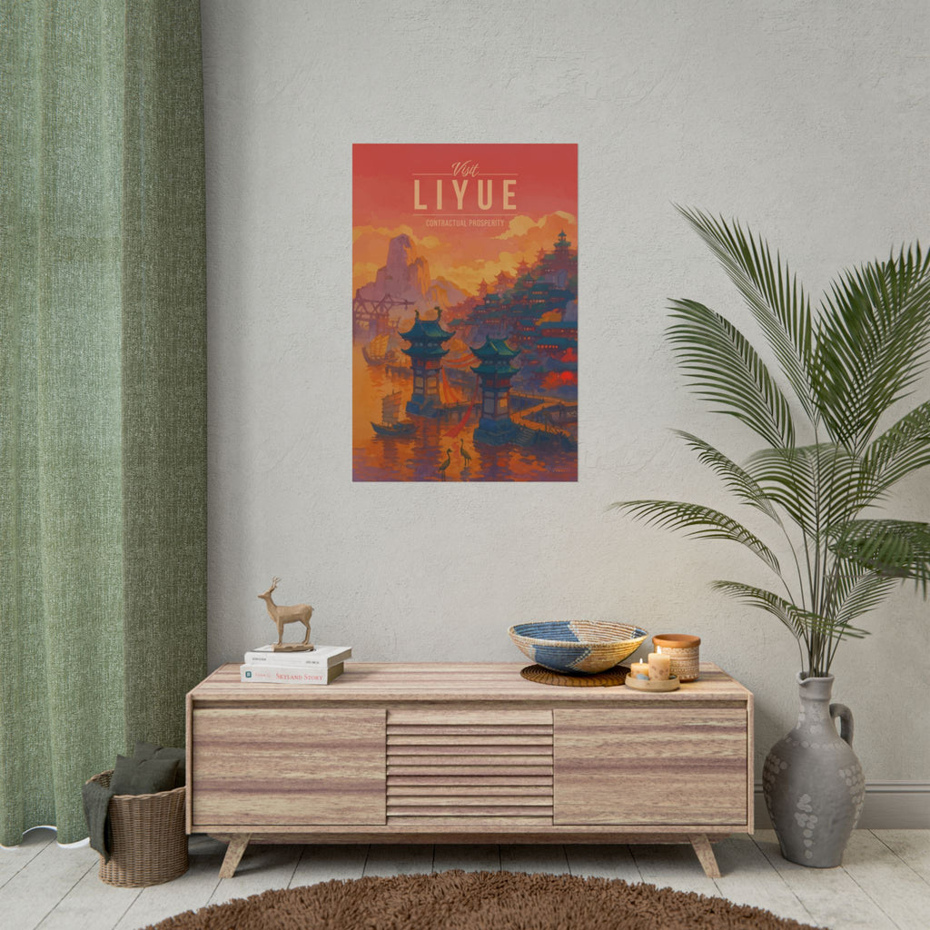 LIYUE * Travel Poster * Impactful Fantasy Wall Art
