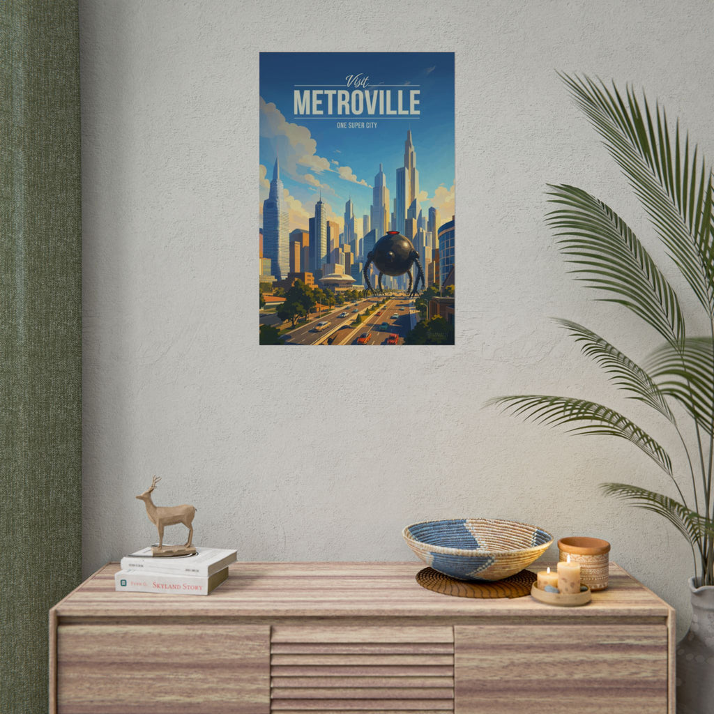 Metroville Travel Poster