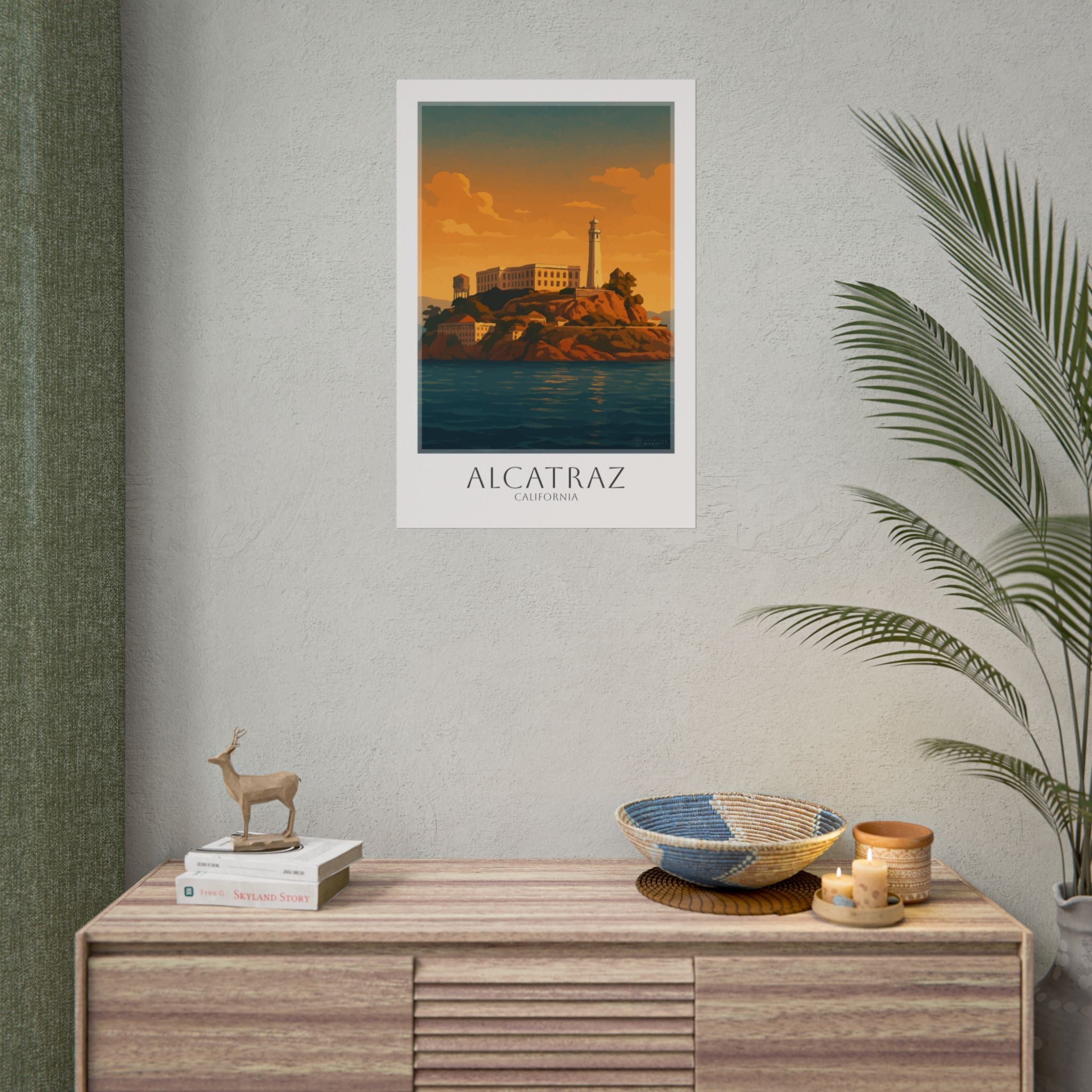 Alcatraz Travel Poster