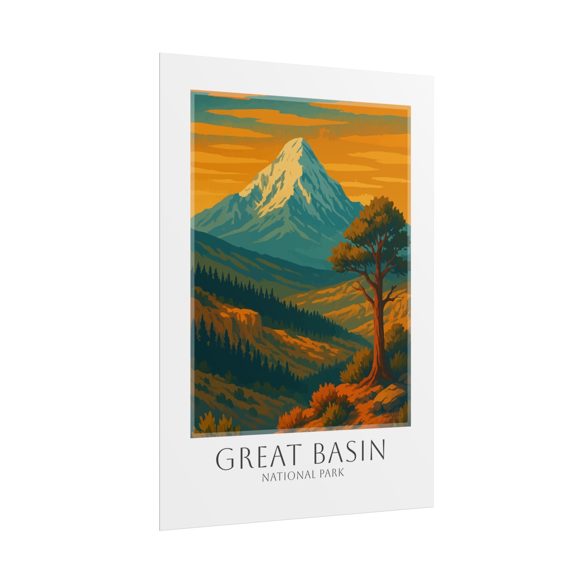 GREAT BASIN  * Travel Poster * National Park Wall Art