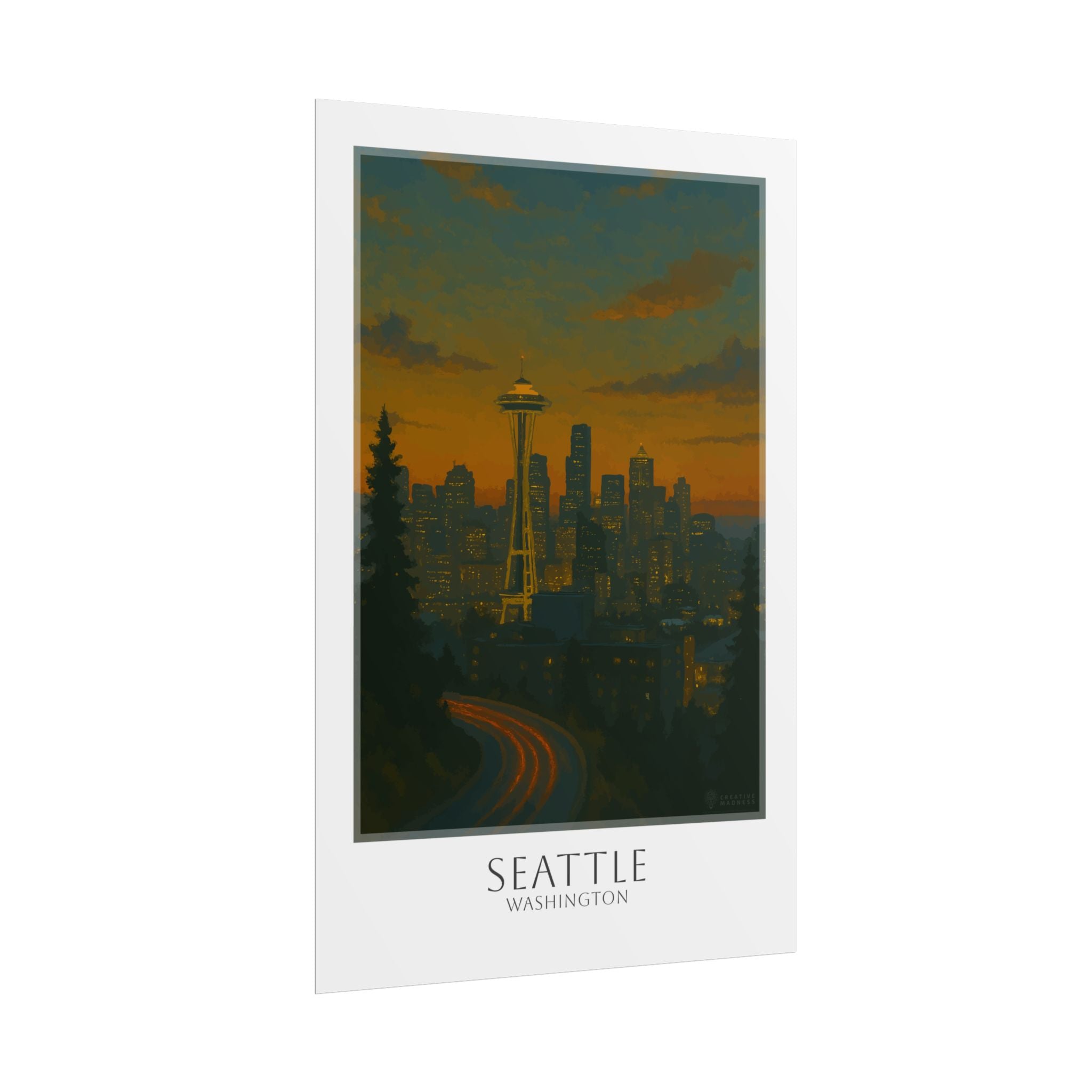 Seattle Travel Poster