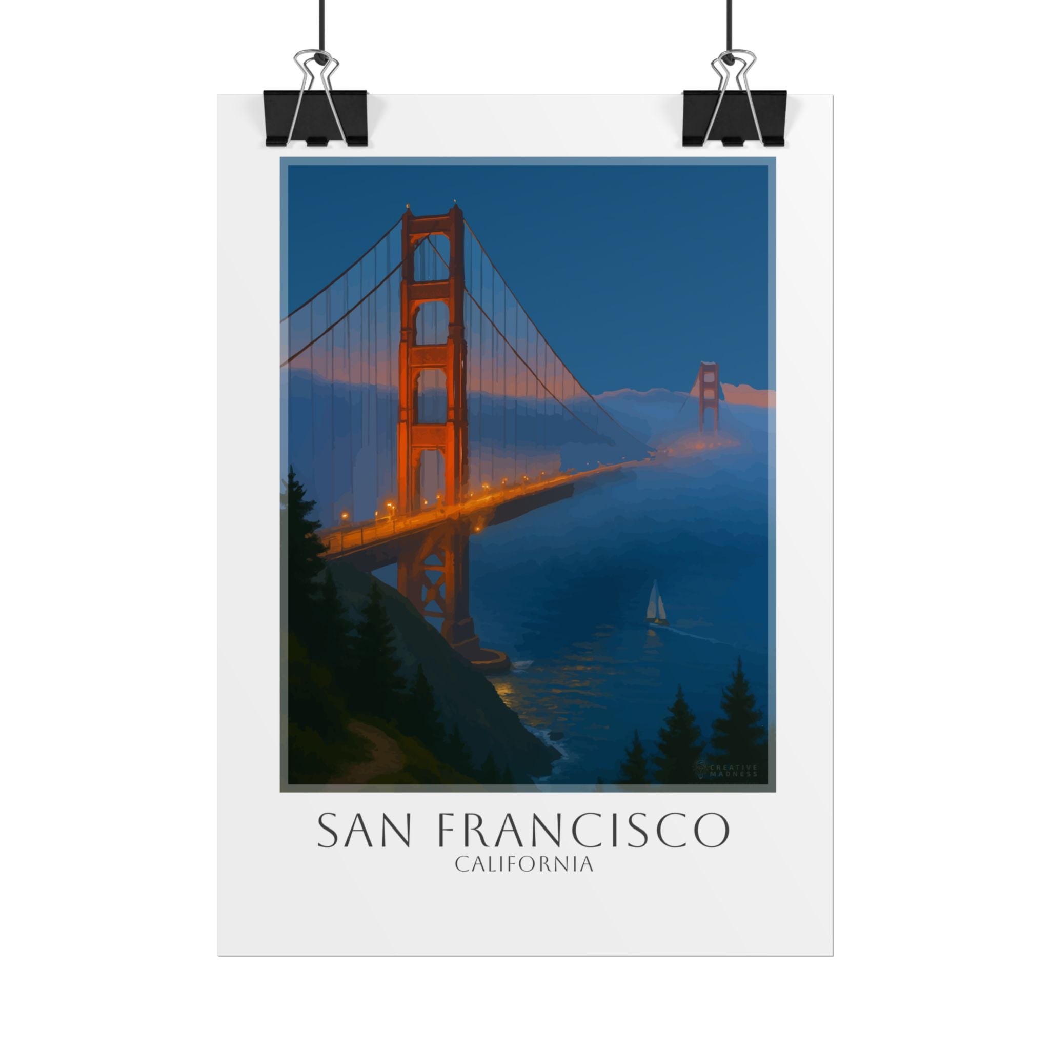 San Francisco Travel Poster