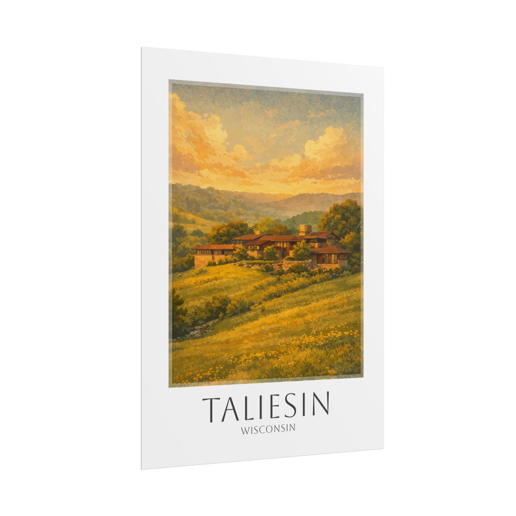 Taliesin Travel Poster