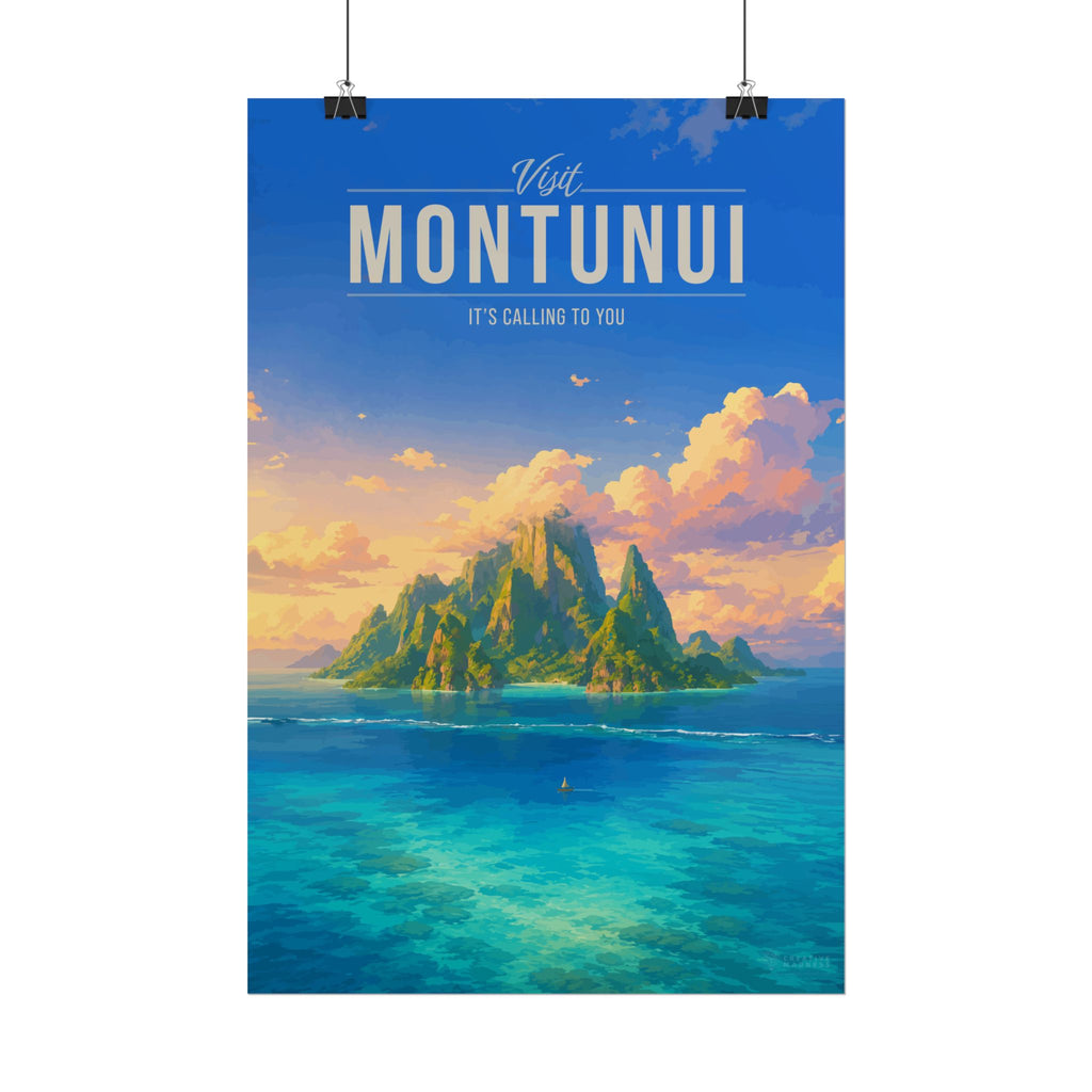 Montunui Travel Poster