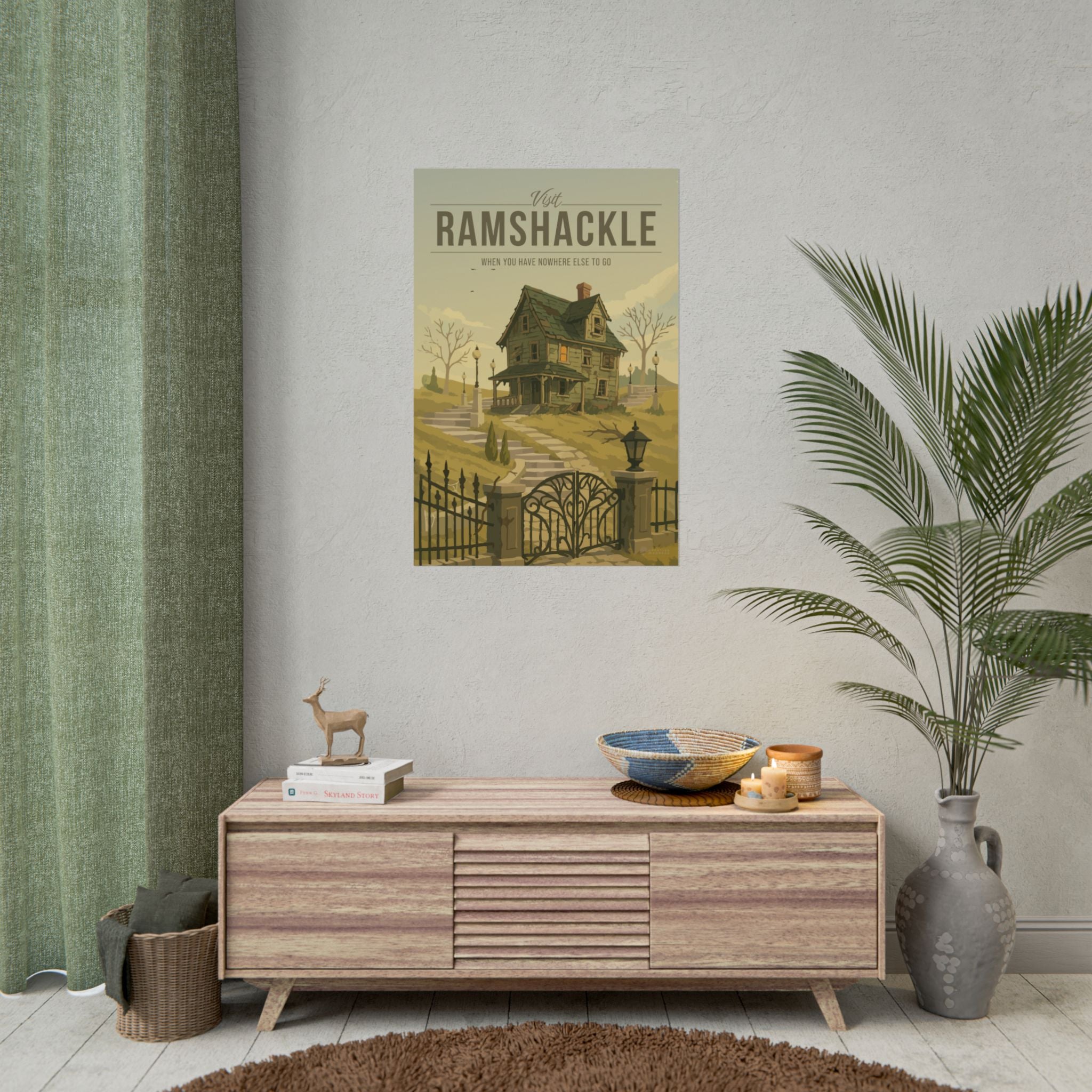 Ramshackle Travel Poster