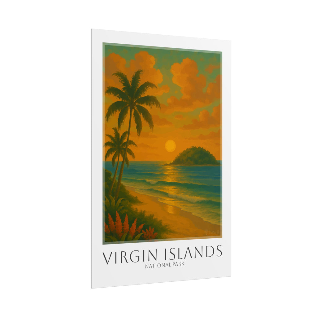 VIRGIN ISLANDS * Travel Poster * National Park Wall Art