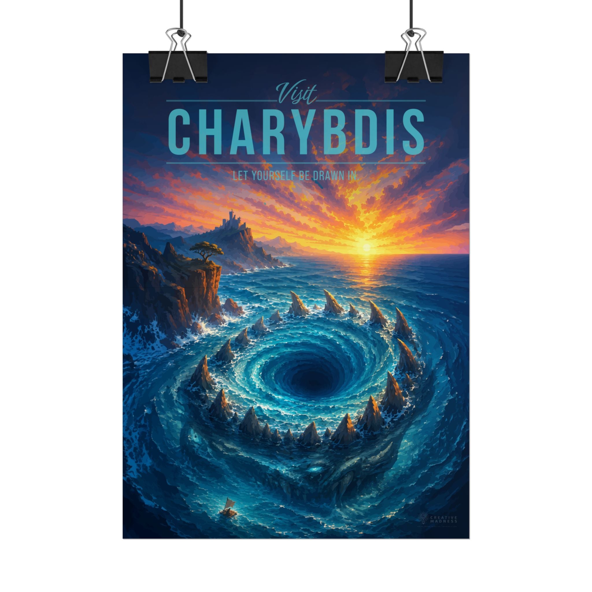 Charybdis Travel Poster