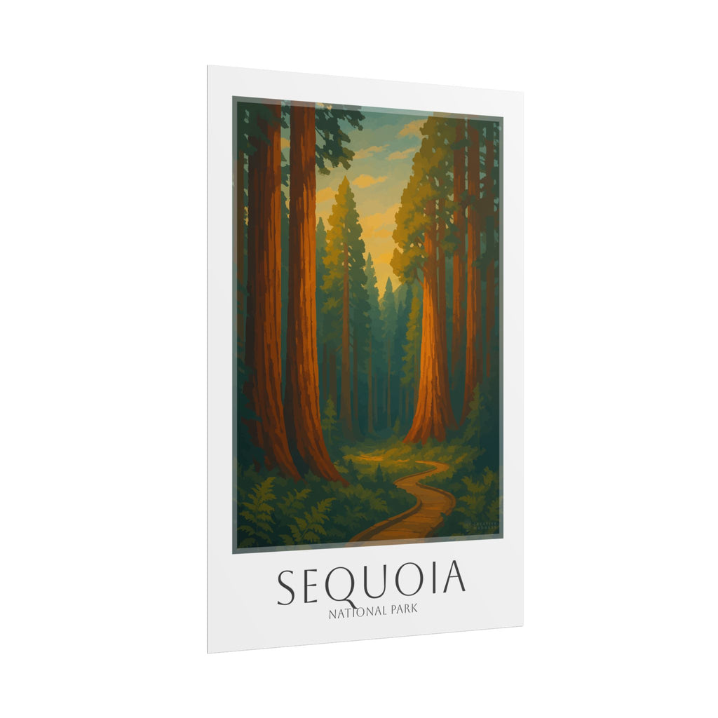 SEQUOIA  * Travel Poster * National Park Wall Art