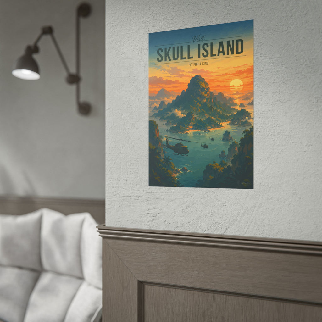 Skull Island Travel Poster