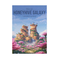 Honeyhive Galaxy Travel Poster