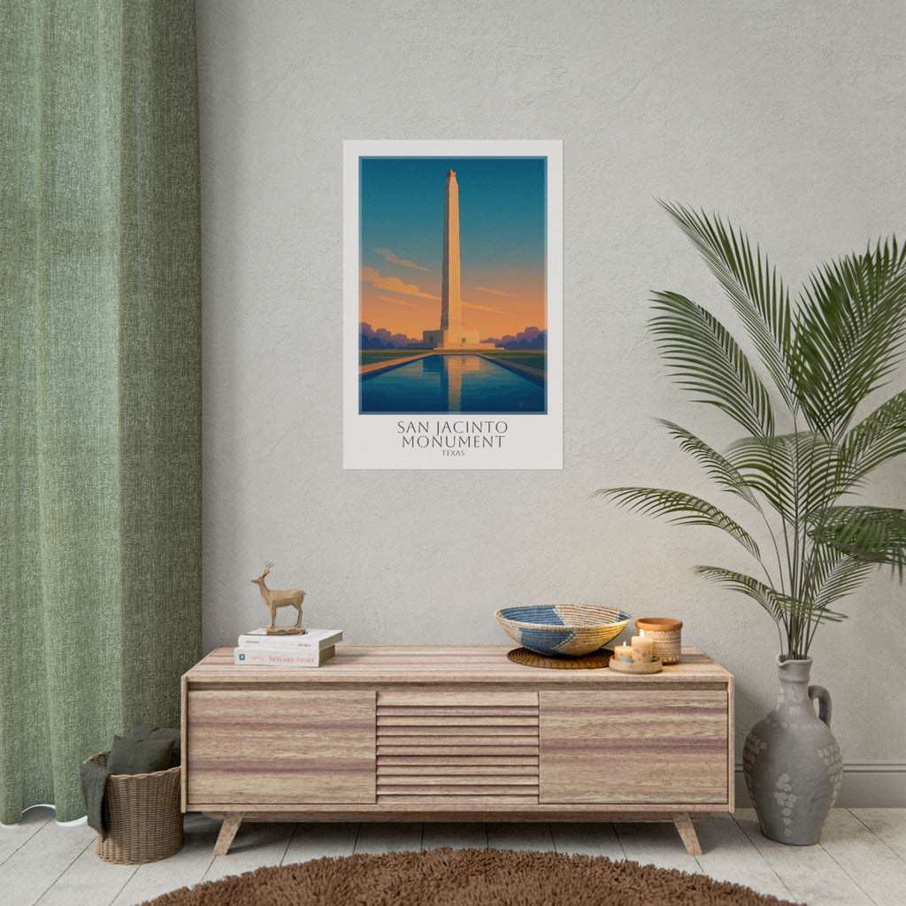 San Jacinto Travel Poster